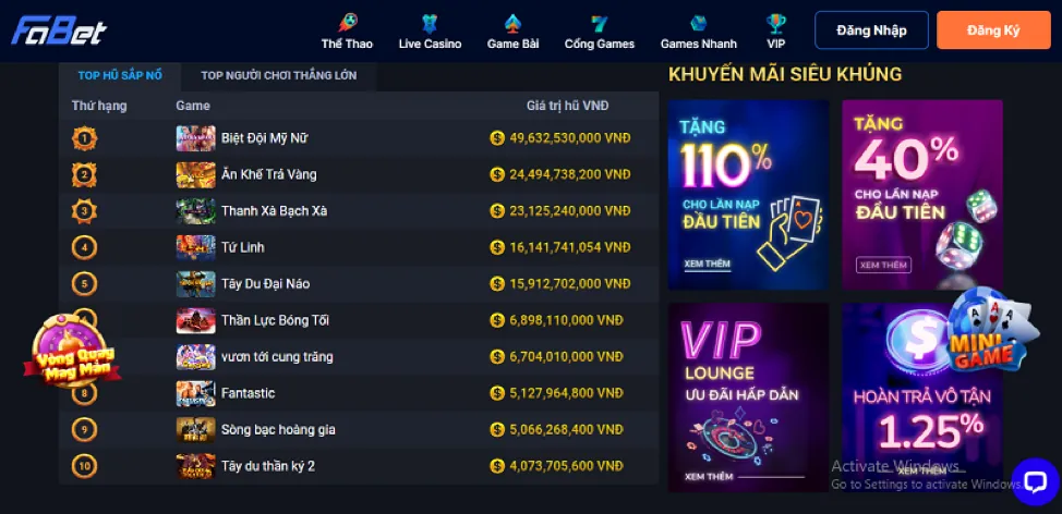 Chương trình VIP 8kbet8